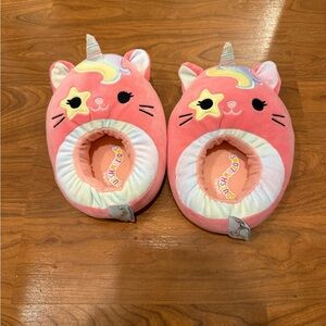 Squishmallows Unicorn Cat Slippers